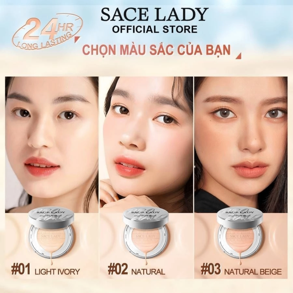 Phấn nước Sace Lady Pro Zone 24Hr Ultra Cover Matte BB Cushion 10g kiểm soát dầu lâu trôi