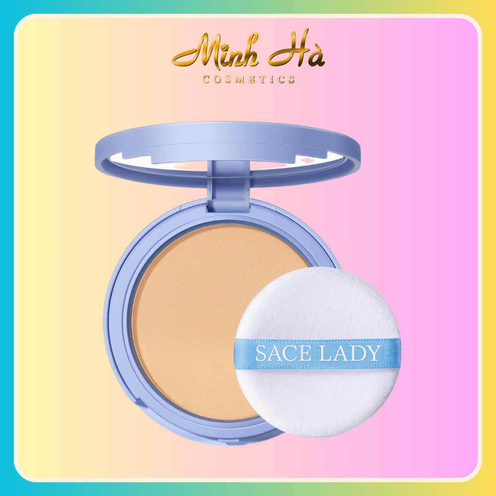 Phấn phủ nén Sace Lady Lasting Waterproof Pressed Powder 10g kiểm soát dầu dễ tán