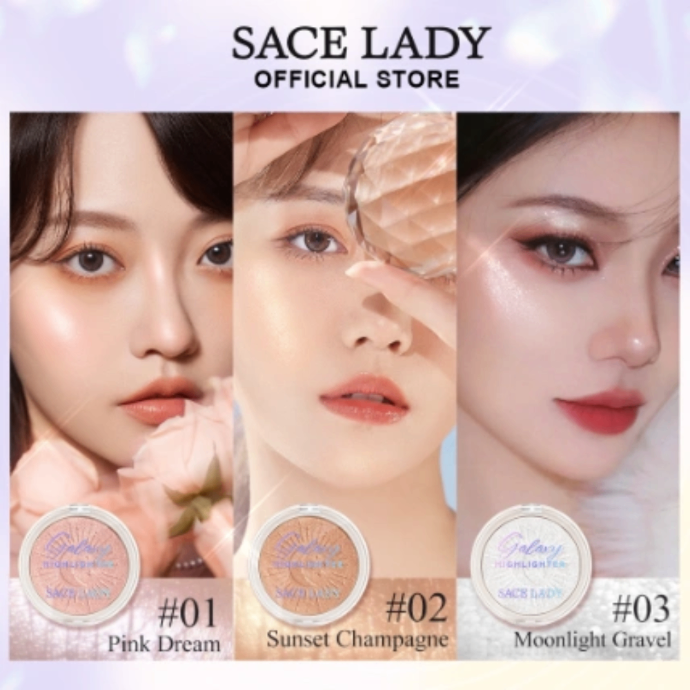 Phấn bắt sáng Sace Lady Galaxy Highlighter Powder 6g chất phấn mịn lâu trôi
