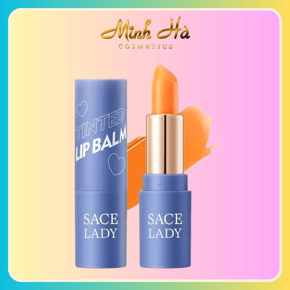 Son dưỡng môi Sace Lady Tinted Lip Balm SL627 4g dưỡng ẩm đổi màu theo nhiệt độ