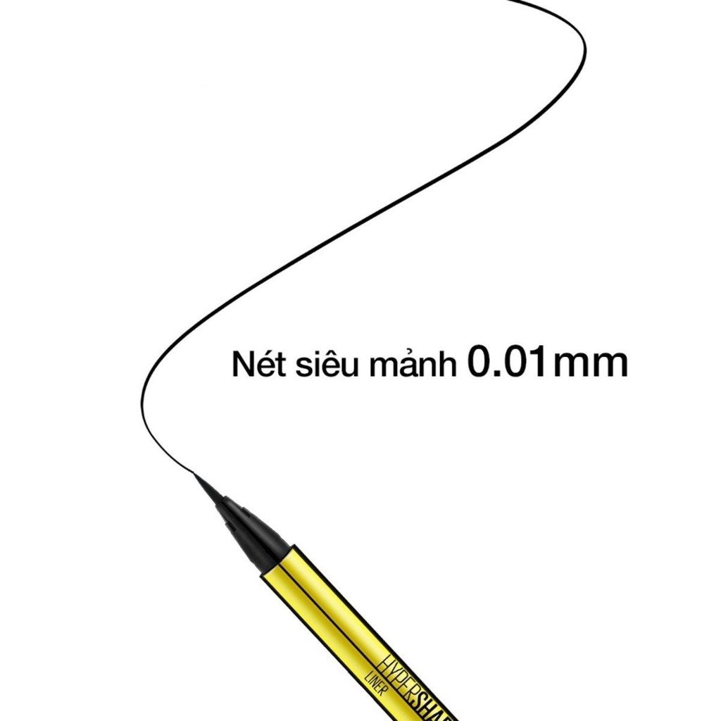 Kẻ mắt Maybelline Hypersharp Laser Extreme Liner BK-1 0.5g #màu đen siêu mảnh, sắc nét, không trôi