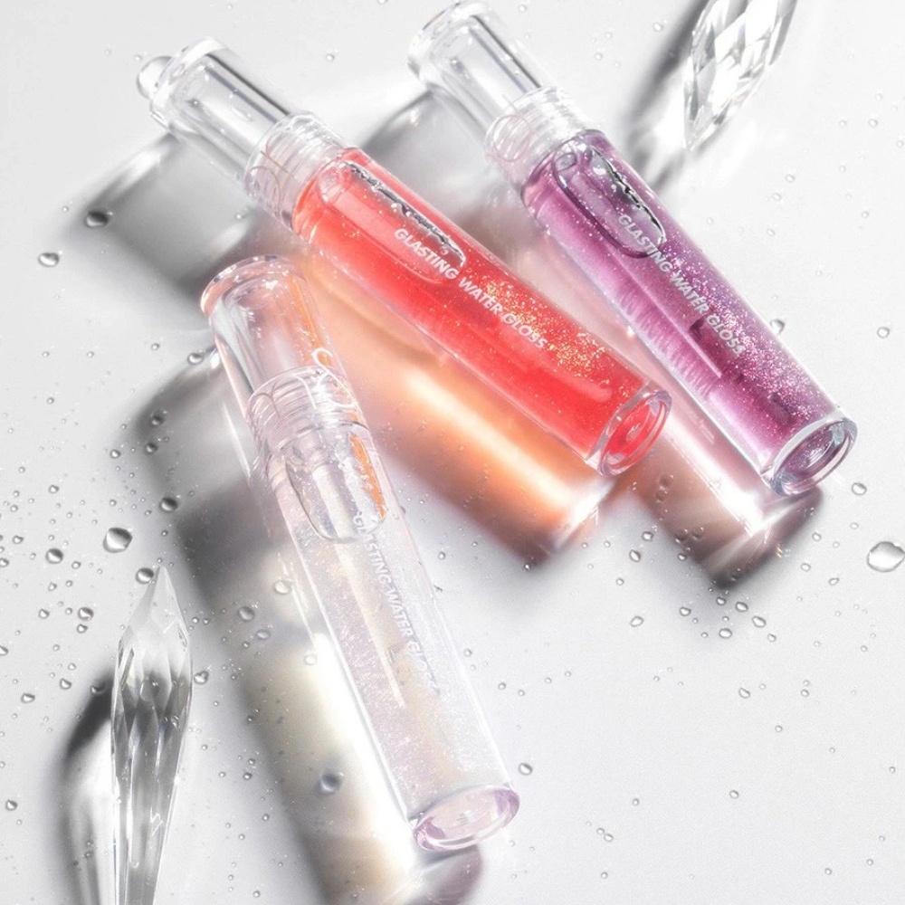 Son bóng nhũ Romand Glasting Water Gloss 4.5g tint bóng mịn mượt