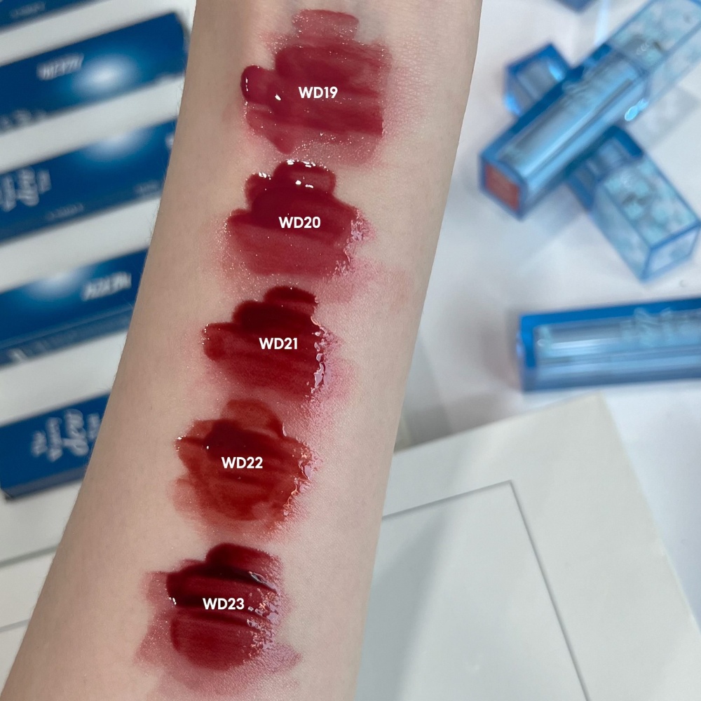 Son bóng Merzy The Watery Dew Tint 4g trong trẻo giúp đôi môi thêm căng mọng