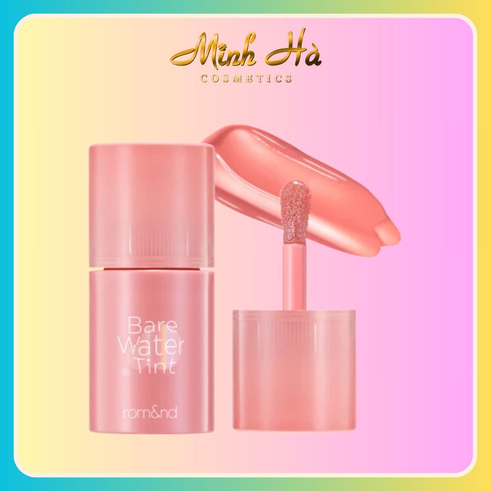 Son Romand Bare Water Tint 4.5g lên màu chuẩn lâu trôi