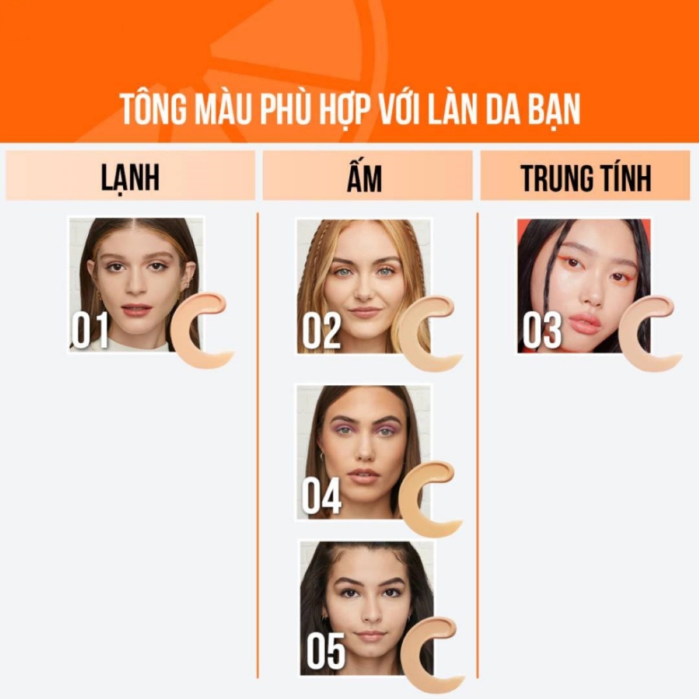 Kem nền Maybelline Fit Me Fresh Tint SPF50 30ml chống nắng bảo vệ giúp da tươi mát tự nhiên