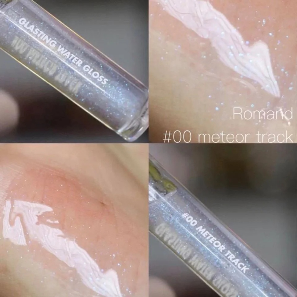 Son bóng nhũ Romand Glasting Water Gloss 4.5g tint bóng mịn mượt