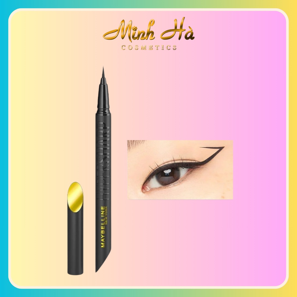 Kẻ mắt Maybelline Hypersharp Laser Extreme Liner BK-1 0.5g #màu đen siêu mảnh, sắc nét, không trôi