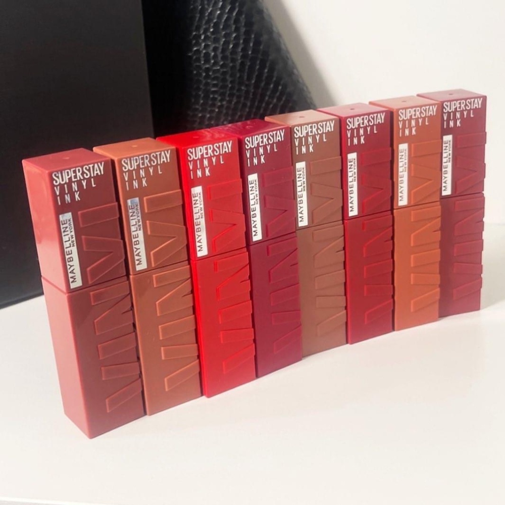 Son bóng Maybelline Super Stay Vinyl Ink 4.2g bền màu nhẹ môi