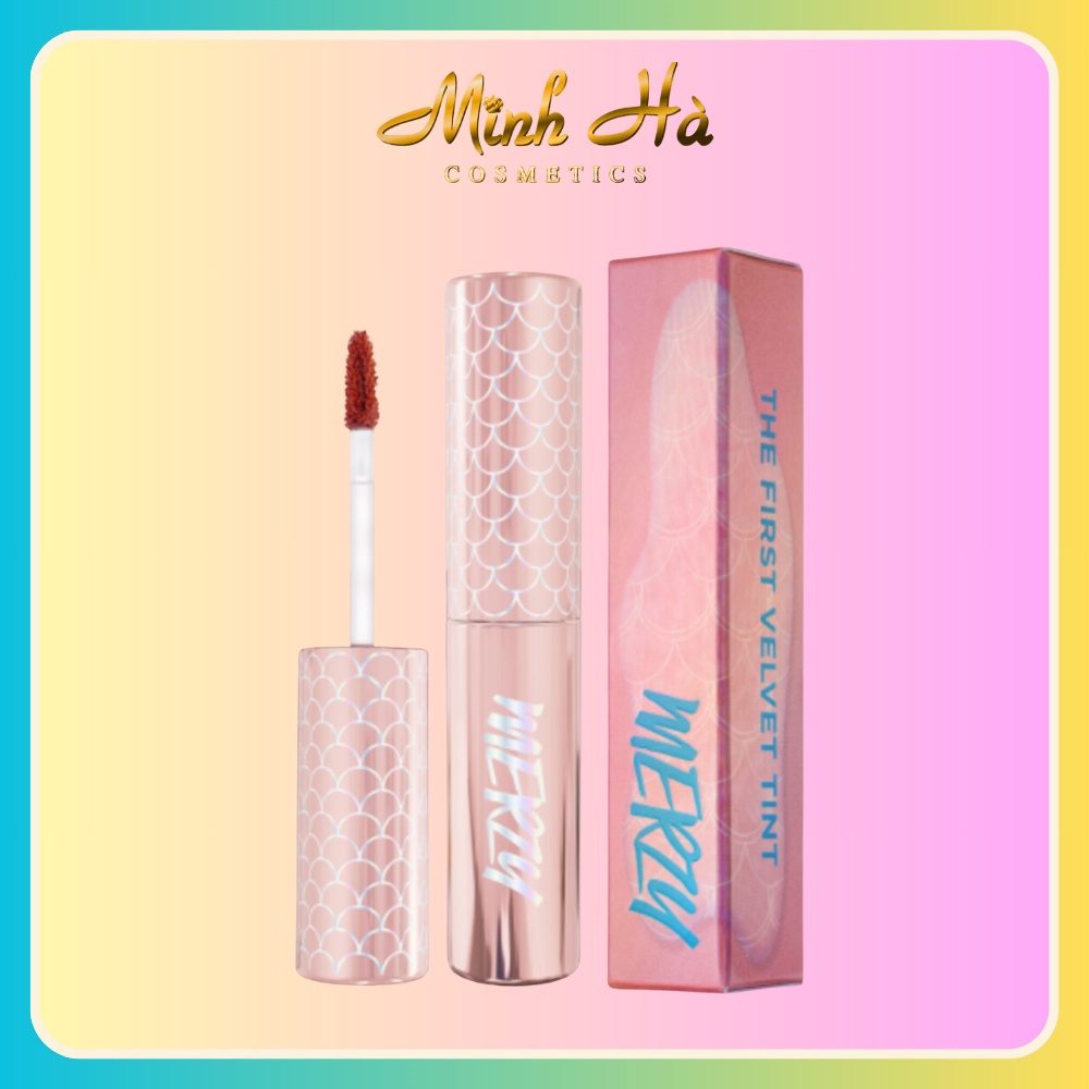 [V6 SIREN] Son kem lì Merzy The First Velvet Tint 4.5g Firenze Negroni bền màu, lâu trôi