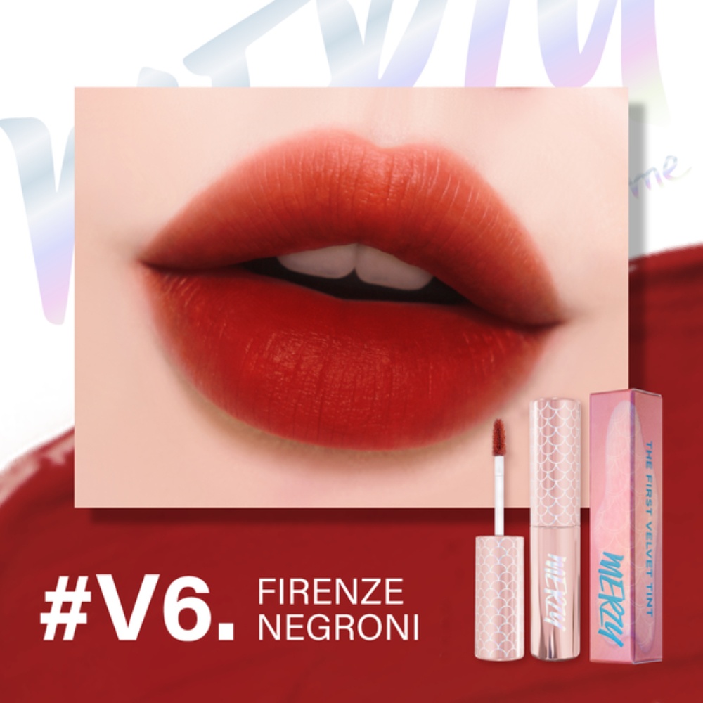[V6 SIREN] Son kem lì Merzy The First Velvet Tint 4.5g Firenze Negroni bền màu, lâu trôi
