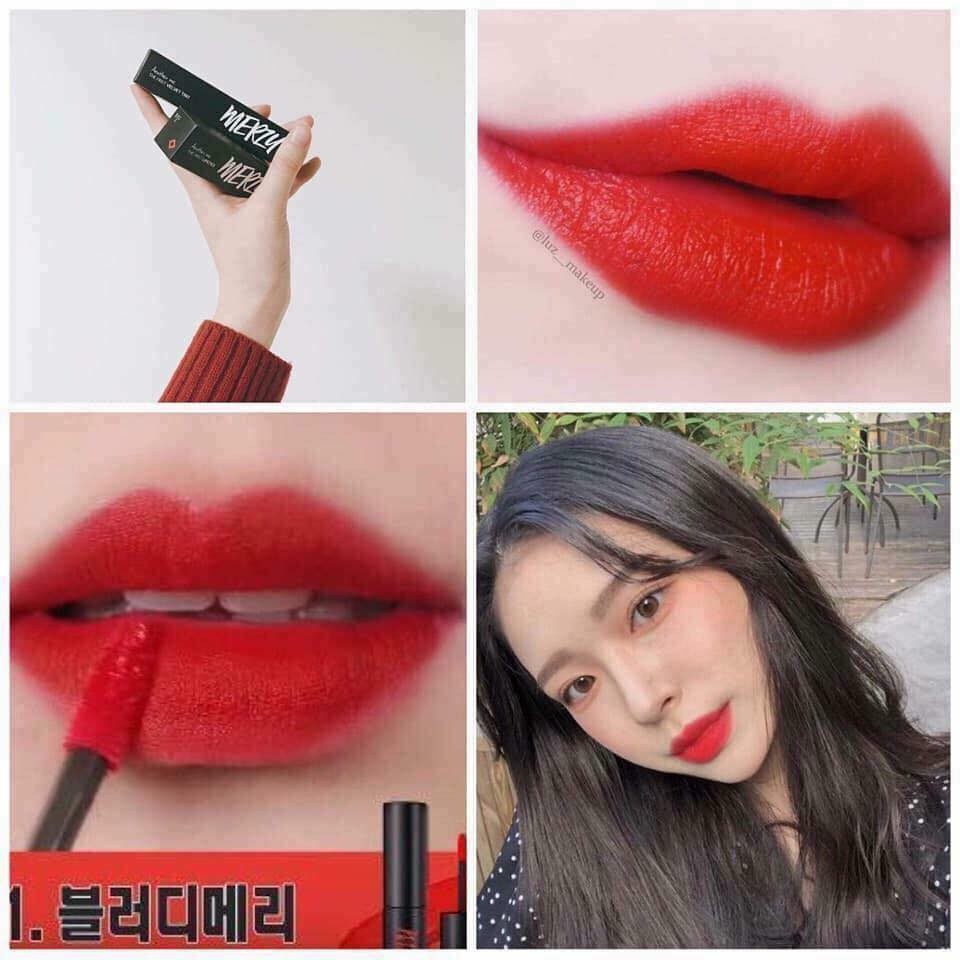 Son kem lì Merzy Another Me The First Velvet Tint 4.5g chất son mềm mại lâu trôi