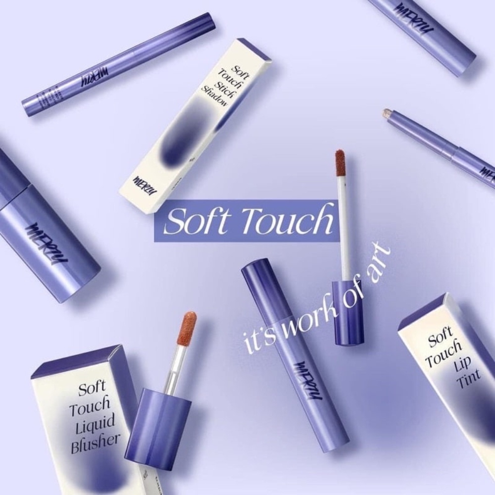 Son kem lì Merzy Soft Touch Lip Tint season 1 3g mềm mượt lên màu chuẩn