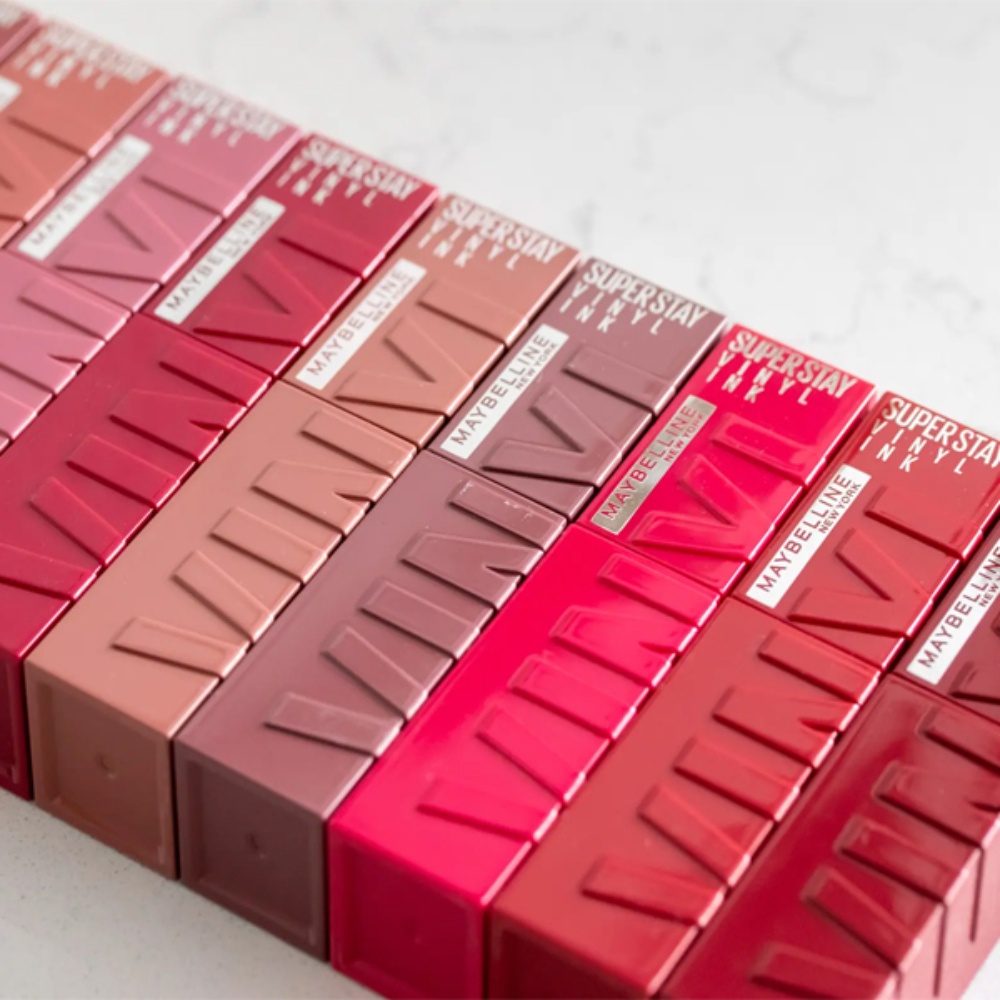 Son bóng Maybelline Super Stay Vinyl Ink 4.2g bền màu nhẹ môi