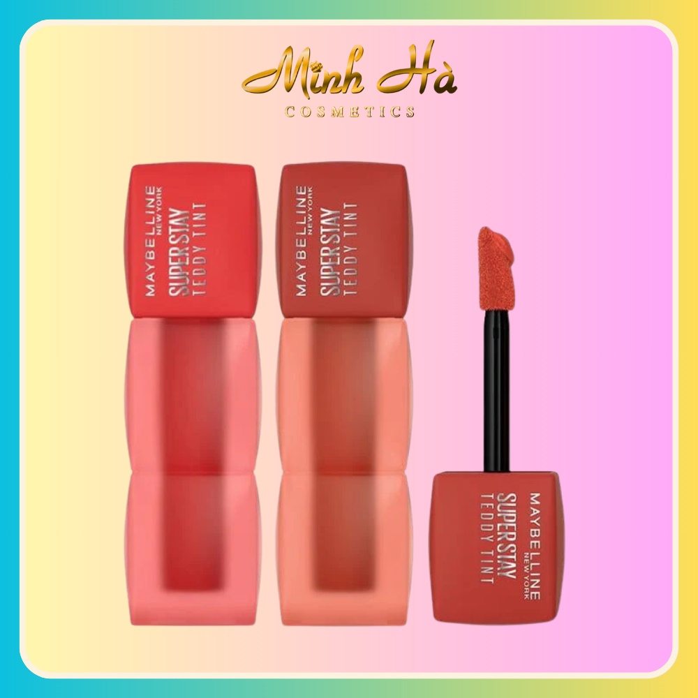Son kem Maybelline Superstay Teddy Tint 5ml căng mịn, cho môi sắc sảo, quyến rũ