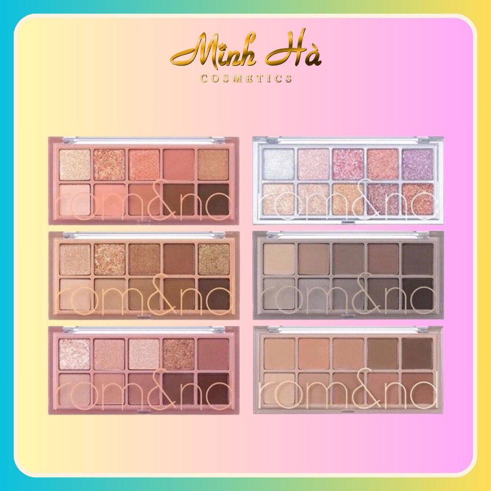 Bảng phấn mắt 10 ô Romand Better Than Eye Palette 7.4g siêu lấp lánh