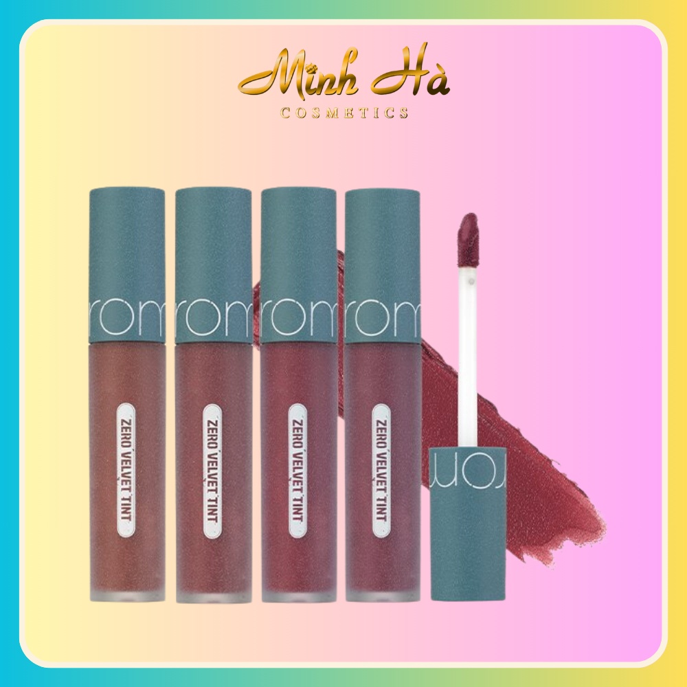 Son kem lì Romand Zero Velvet Tint - Vintage Filter Series 5.5g mịn môi lên màu chuẩn