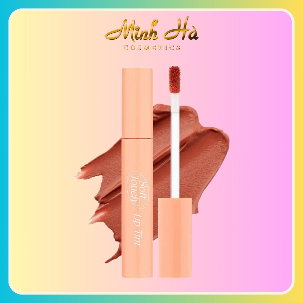 Son kem lì Merzy Soft Touch Lip Tint 3g (Peach Fuzz Edition) dưỡng ẩm mềm mịn