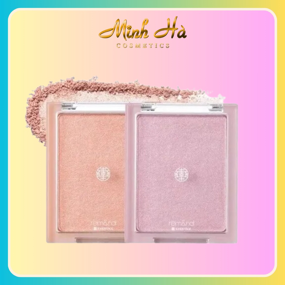 Phấn bắt sáng Romand See-Through Veillighter 5.5g ánh nhũ lấp lánh xinh xắn trong trẻo tự nhiên