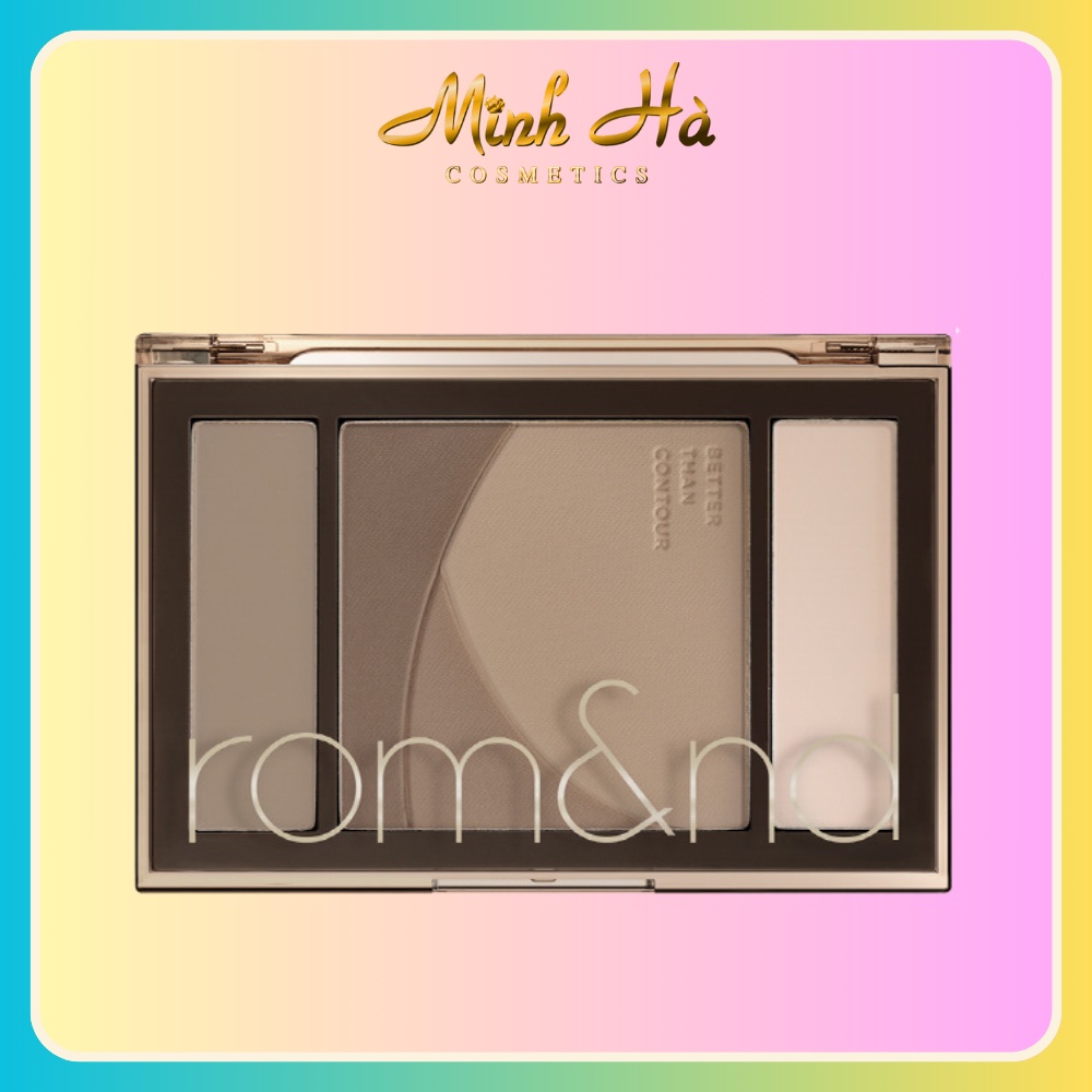 Bảng tạo khối Romand Better Than Contour 20.5g tạo tỉ lệ cân bằng cho gương mặt tiện lợi, dễ dàng sử dụng