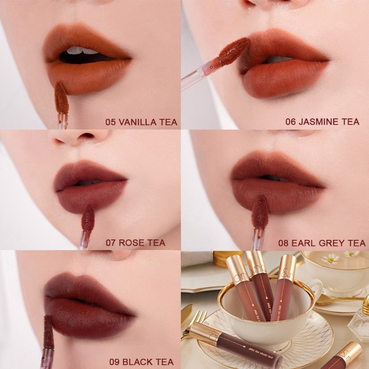Son kem lì Romand Milk Tea Velvet Tint 4.4g cho đôi môi thêm rạng rỡ