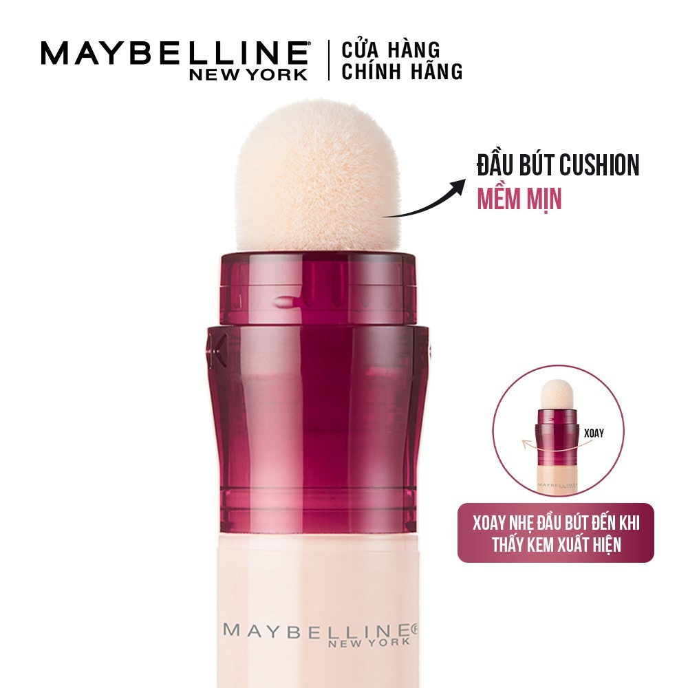 Bút cushion che khuyết điểm Maybelline Instant Age Rewind 6ml giúp che, giảm quầng thâm