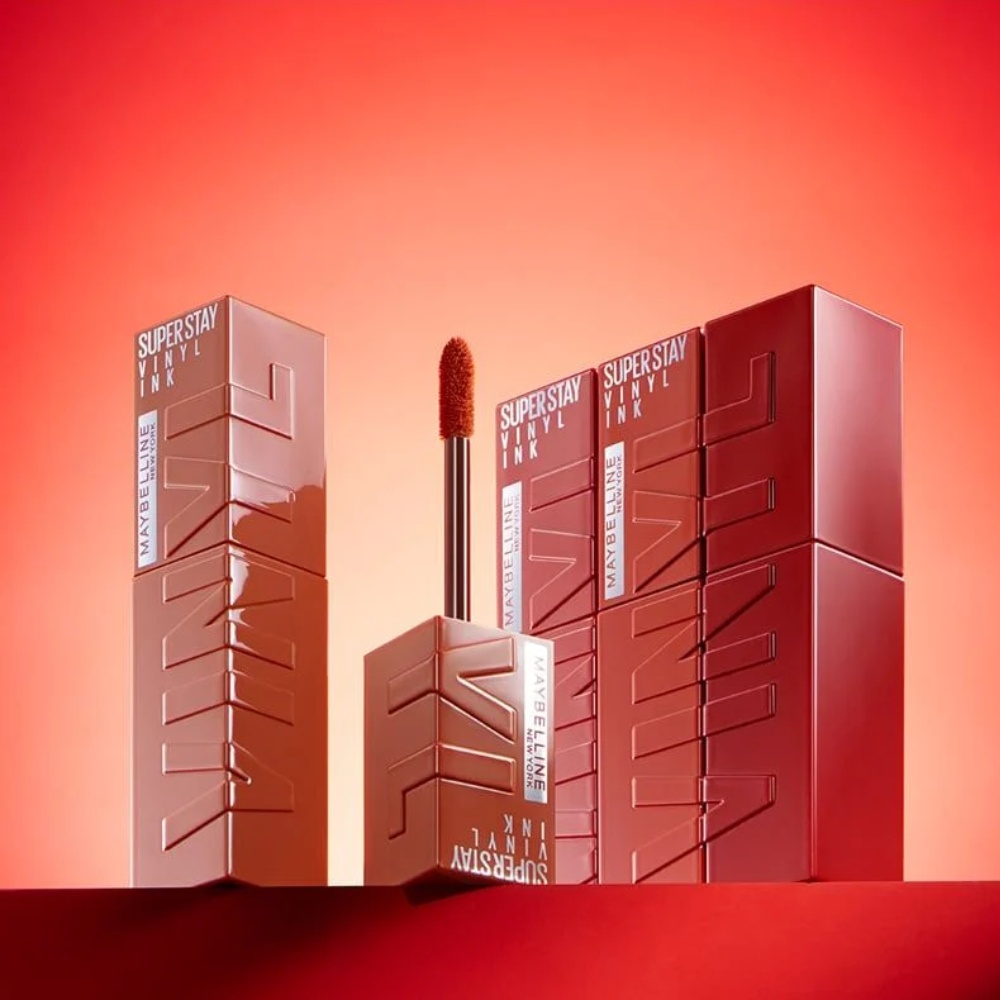 Son bóng Maybelline Super Stay Vinyl Ink 4.2g bền màu nhẹ môi