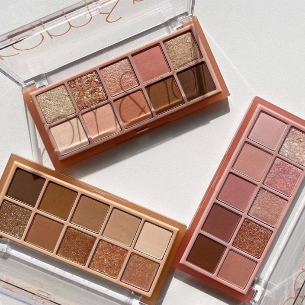 Bảng phấn mắt 10 ô Romand Better Than Eye Palette 7.4g siêu lấp lánh