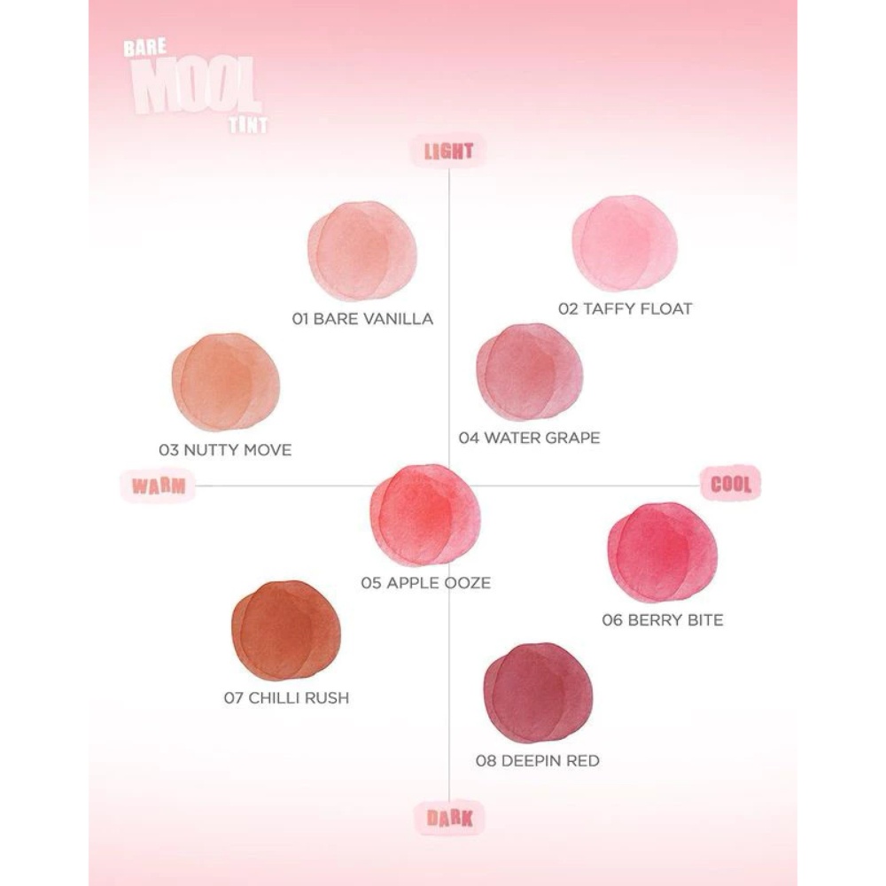 Son Romand Bare Water Tint 4.5g lên màu chuẩn lâu trôi