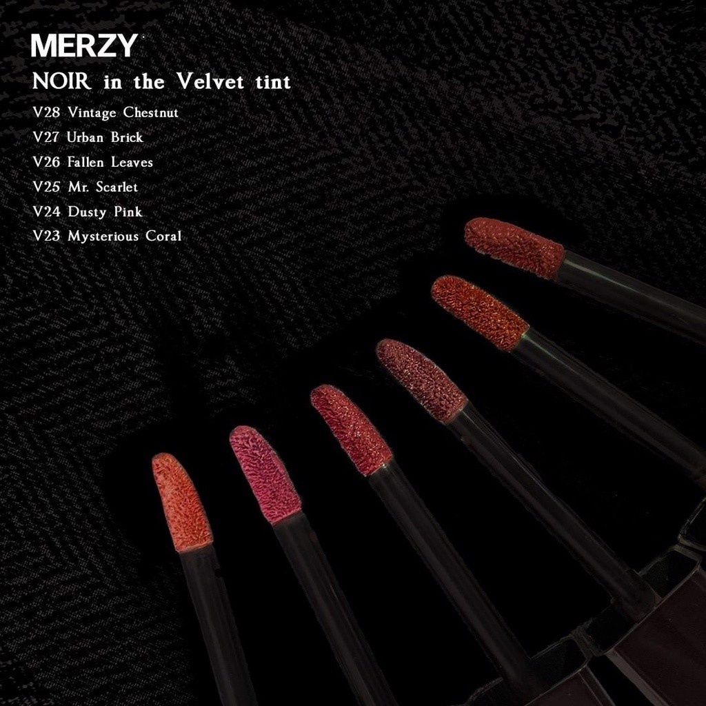 Son kem lì Merzy Noir In The Velvet 4g cho đôi môi tỏa sáng rực rỡ