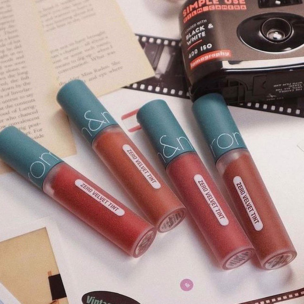 Son kem lì Romand Zero Velvet Tint - Vintage Filter Series 5.5g mịn môi lên màu chuẩn