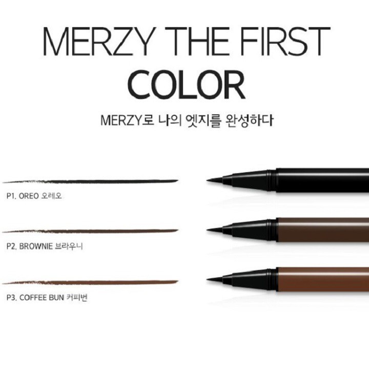 Bút kẻ mắt nước Merzy Another Me The First Pen Eyeliner 0.5g mực ra đều lâu trôi