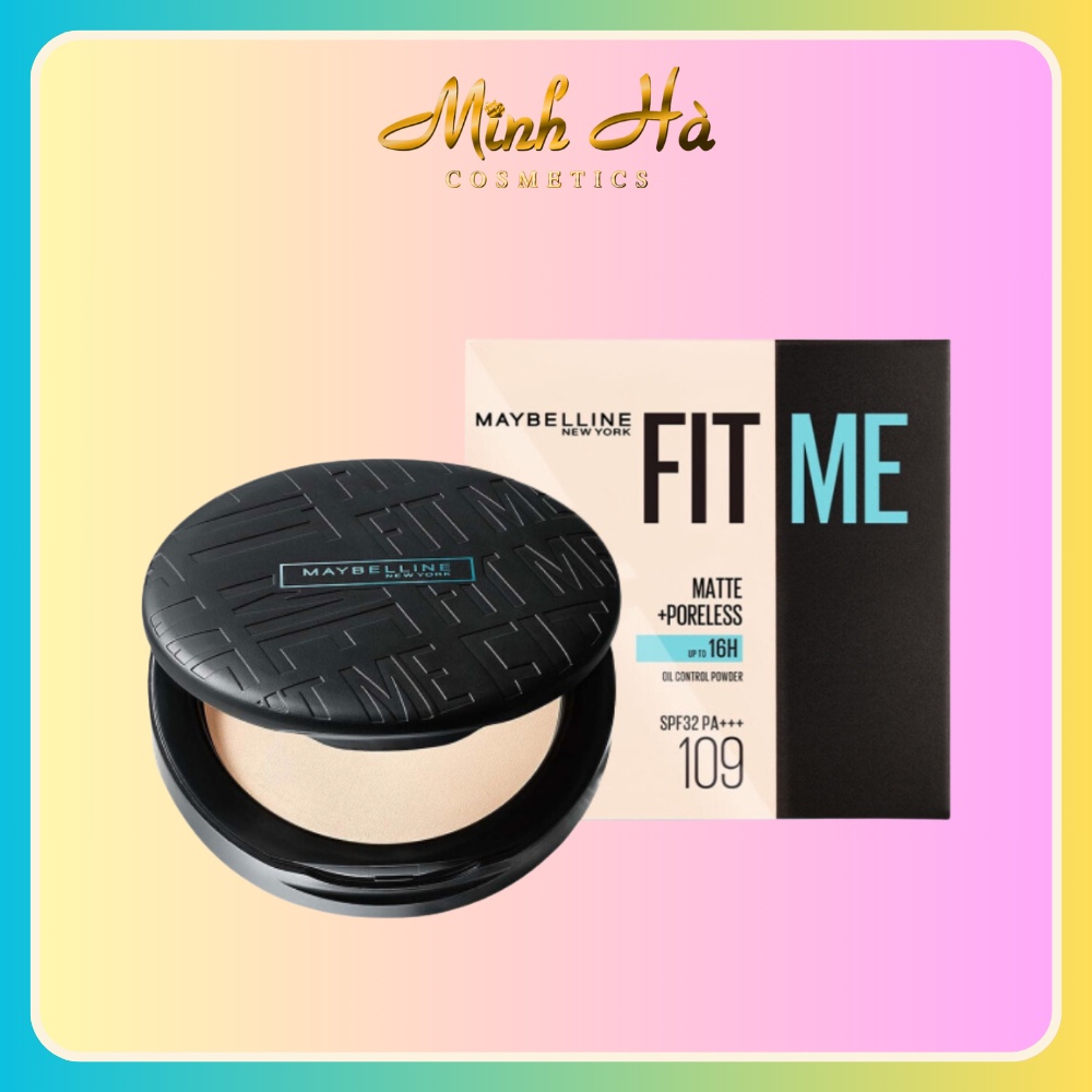 Phấn Maybelline Fit Me Matte Poreless Powder 12 Oil Control SPF28 PA+++ 6g giúp che phủ hoàn hảo