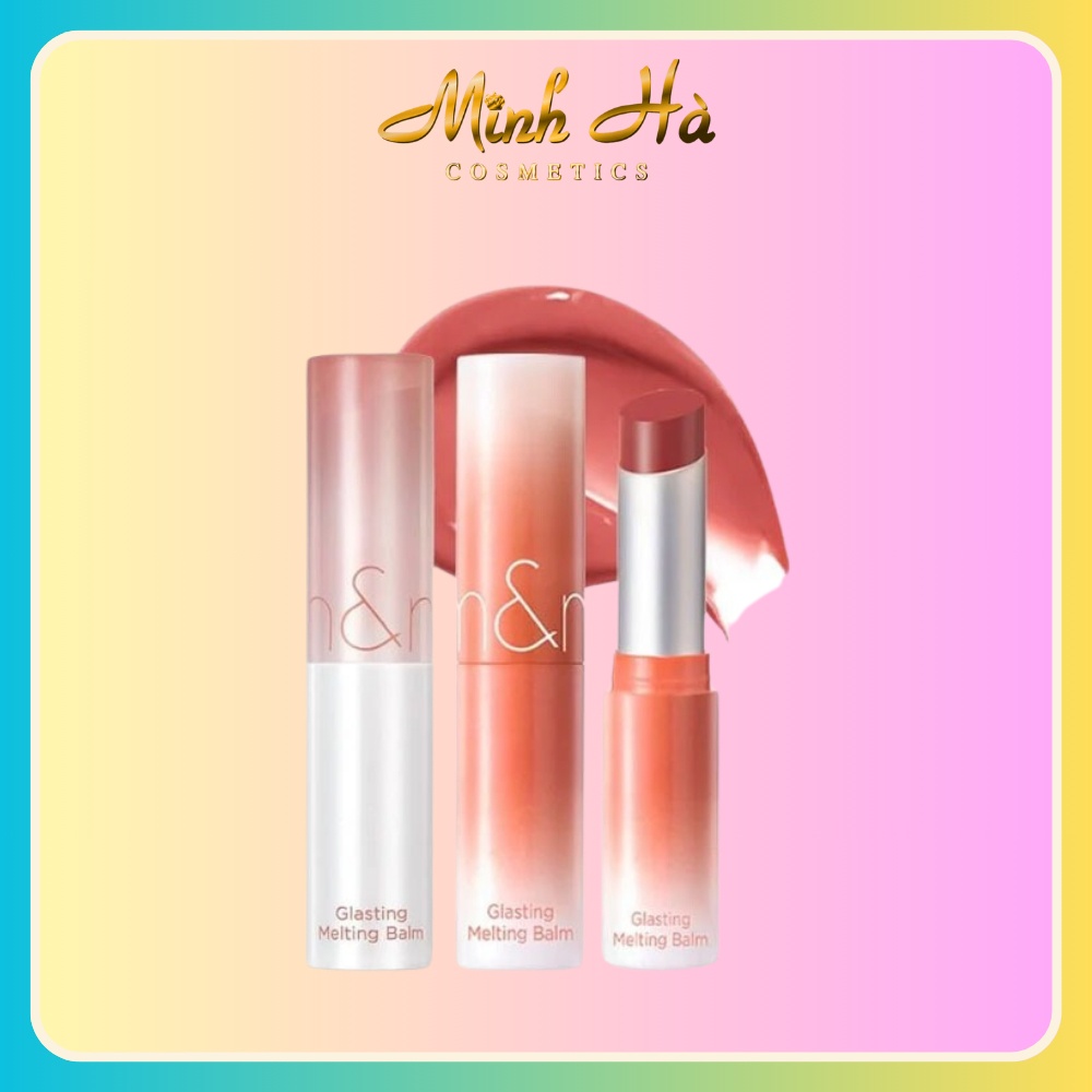 Son dưỡng có màu Romand Glasting Melting Balm 3.5g cấp ẩm lên màu tự nhiên