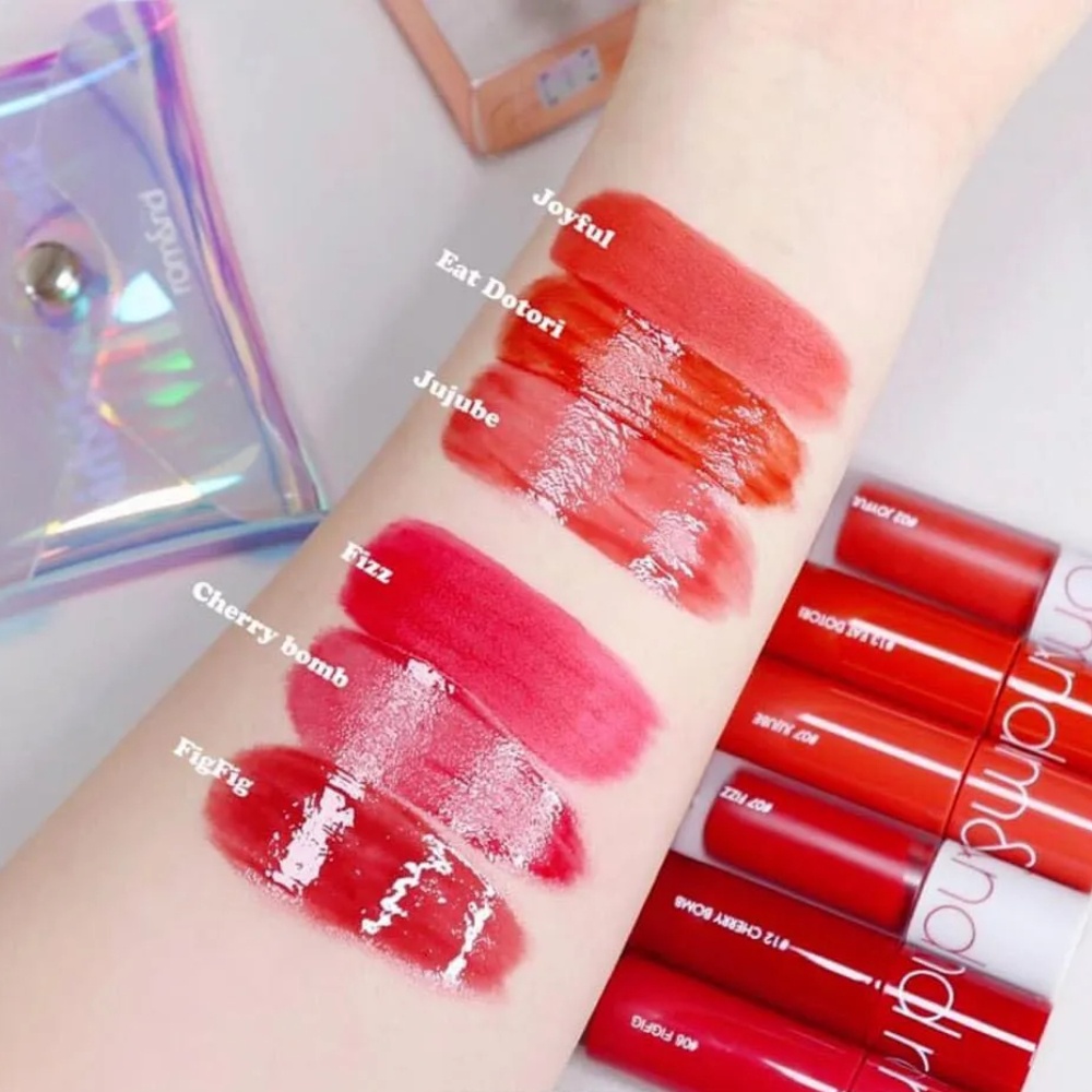 Set 3 son minisize tint lì Romand Tint Edition 3g lên màu chuẩn lên trôi