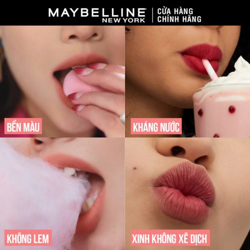 Son kem Maybelline Superstay Teddy Tint 5ml căng mịn, cho môi sắc sảo, quyến rũ
