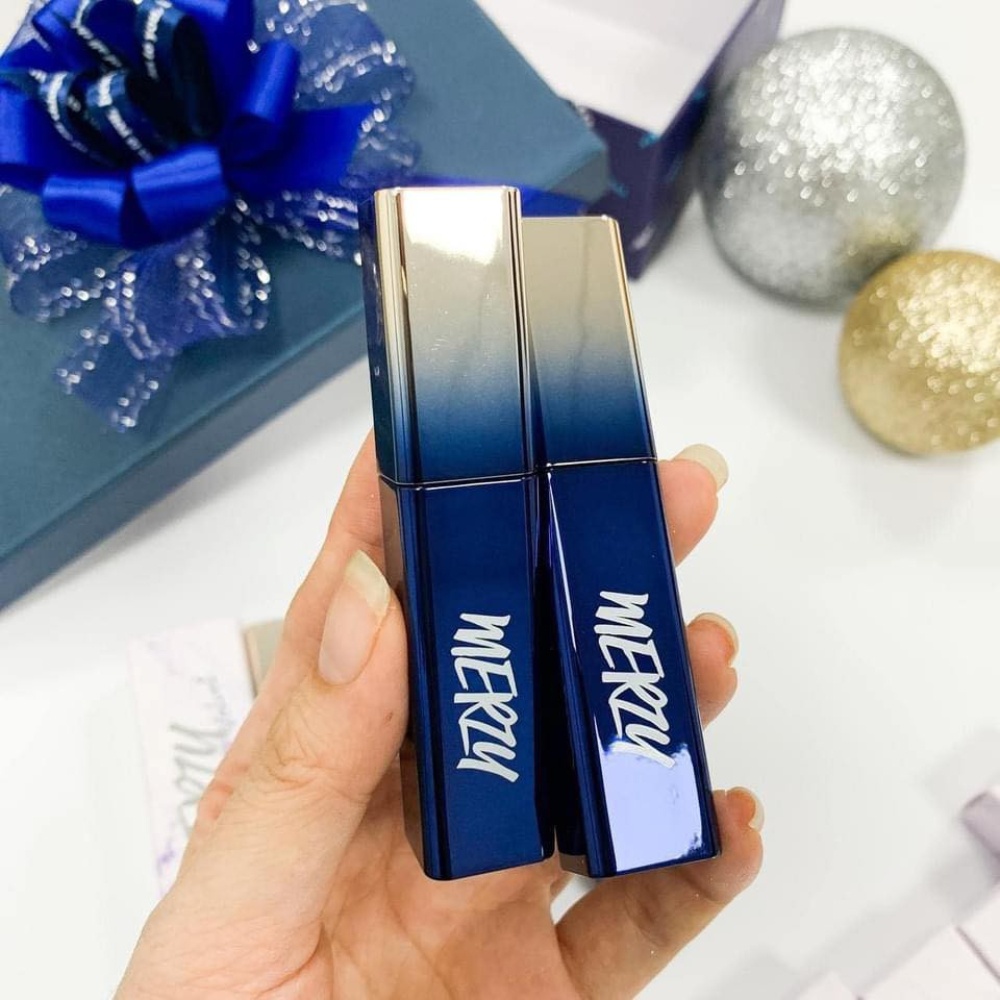 Son kem lì Merzy Blue Velvet Tint Season 3 Holiday Limited Edition 3.8g thời thượng mềm mịn trên môi