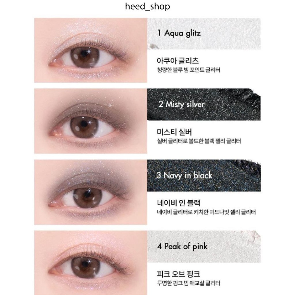 (ROMAND X INAPSQUARE) Phấn mắt Romand 4 ô Better Than Eyes Limited 10g độ lên màu chuẩn cũng độ bám màu ổn định bắt sáng
