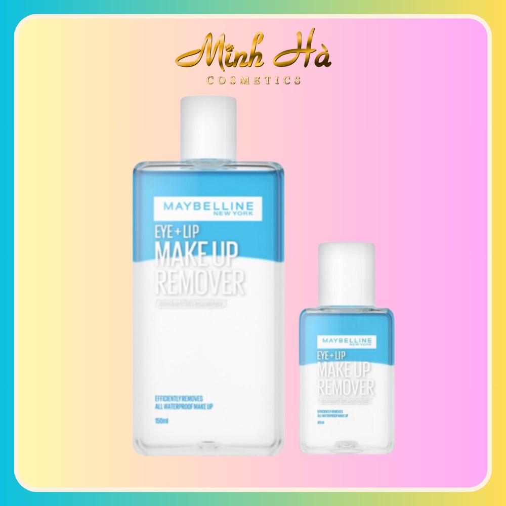 Nước tẩy trang mắt môi Maybelline 40/150ml sạch sâu lớp trang điểm