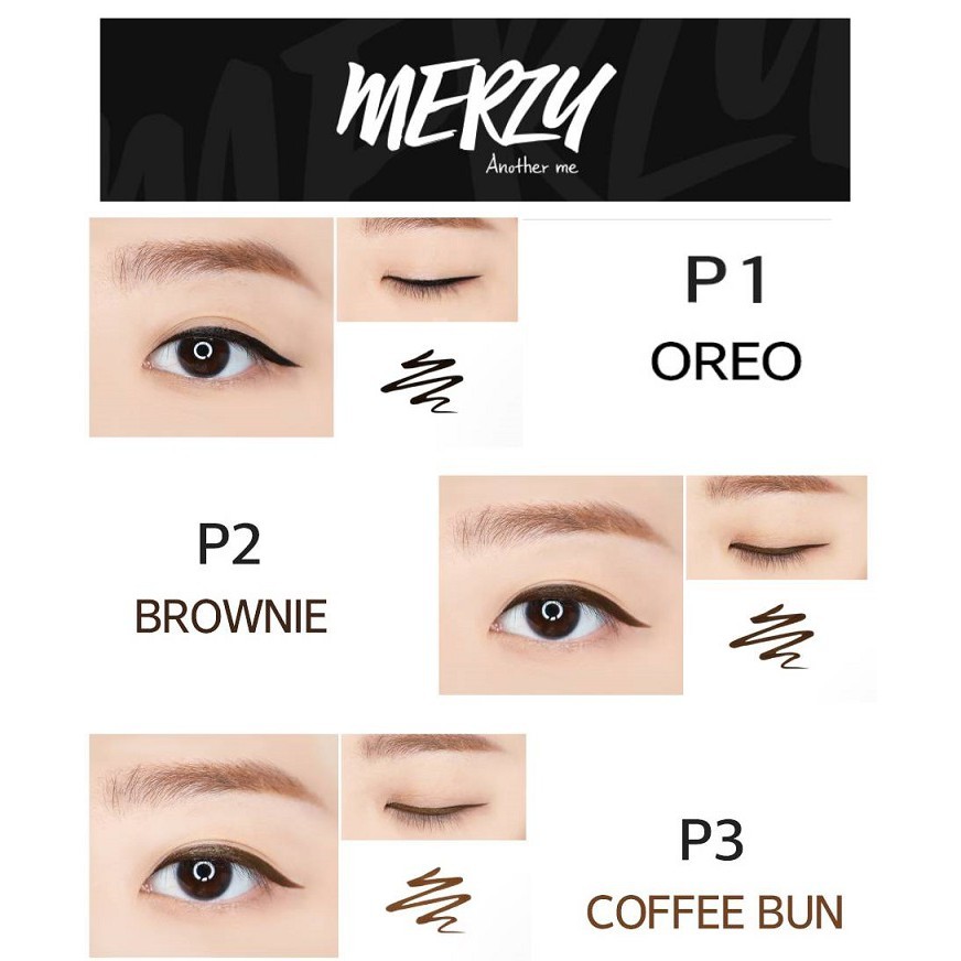 Bút kẻ mắt nước Merzy Another Me The First Pen Eyeliner 0.5g mực ra đều lâu trôi