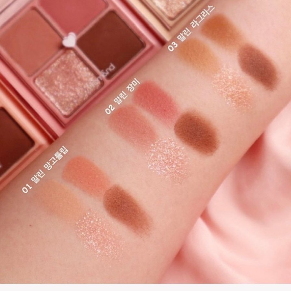 Phấn mắt Romand 4 ô Better Than Eye Pallette 6.5g xinh xắn, nhỏ gọn nhưng cầm chắc tay