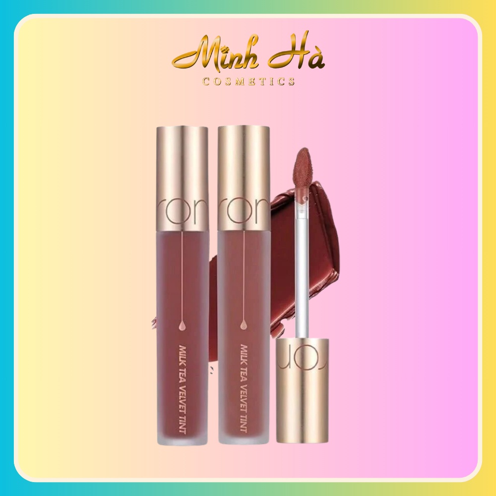 Son kem lì Romand Milk Tea Velvet Tint 4.4g cho đôi môi thêm rạng rỡ
