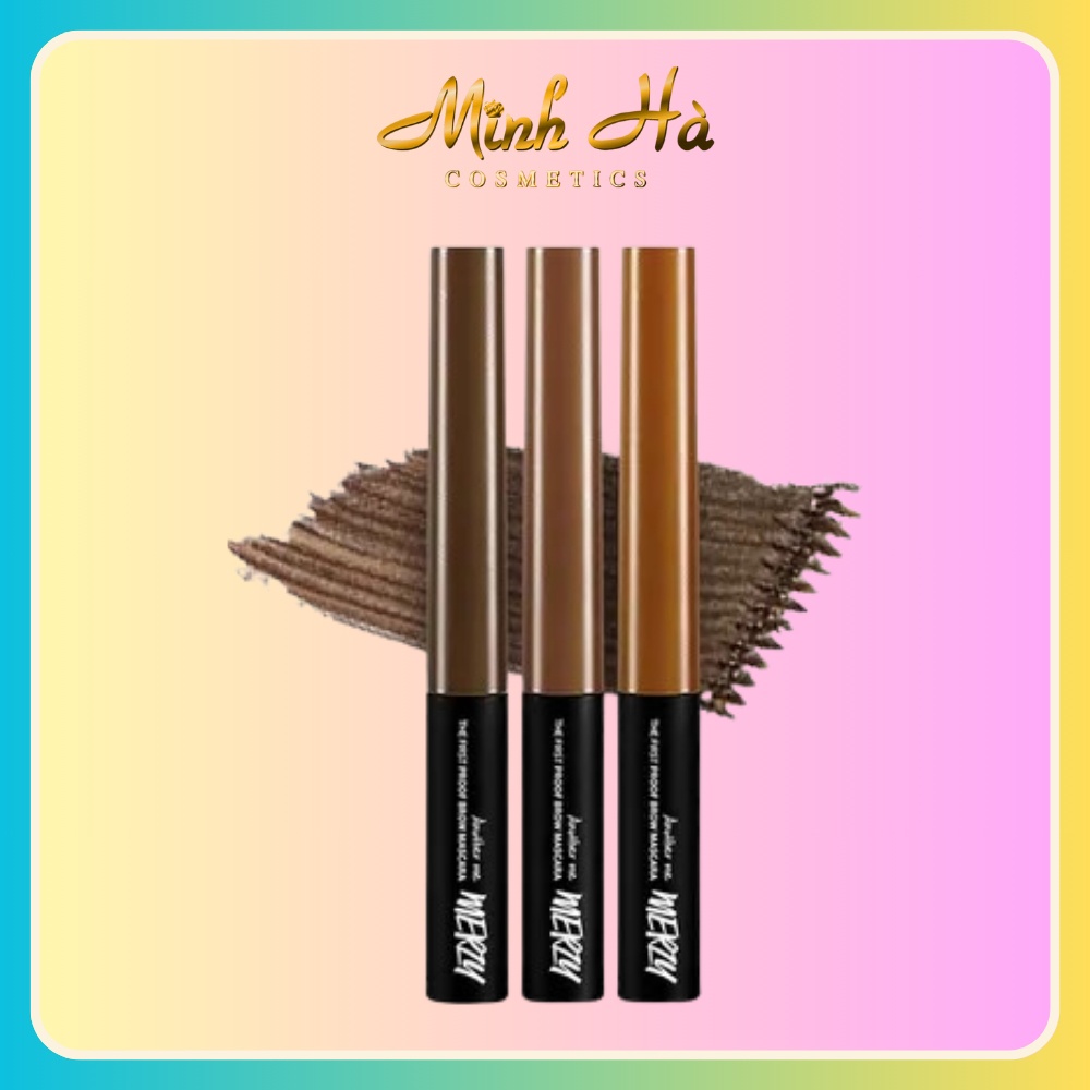 Mascara chân mày Merzy The First Proof Brow Mascara 3g bền màu lâu trôi