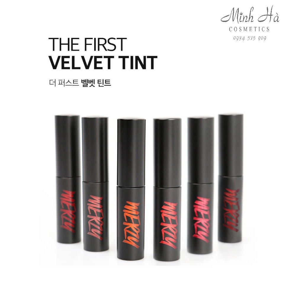Son kem lì Merzy Another Me The First Velvet Tint 4.5g chất son mềm mại lâu trôi