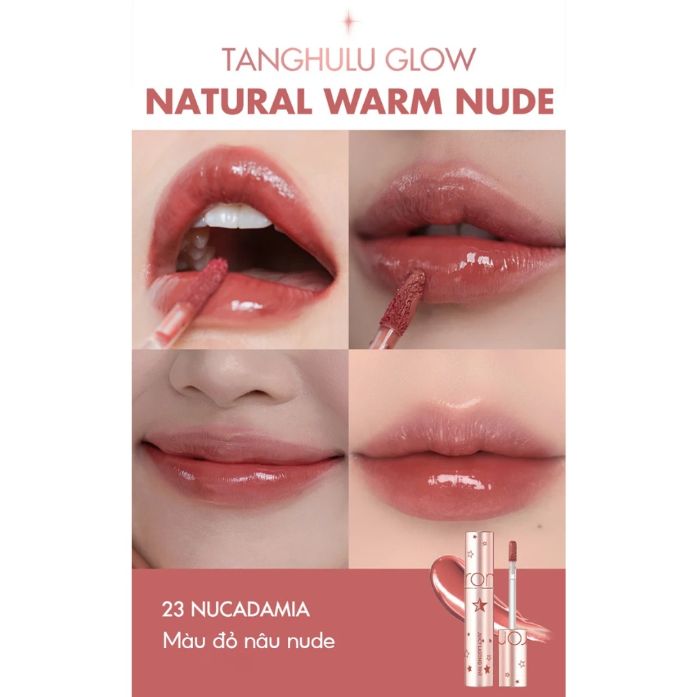Son kem Romand Juicy Lasting Tint Starry Edition #23 Nucadamia 5.5g bám màu căng mọng
