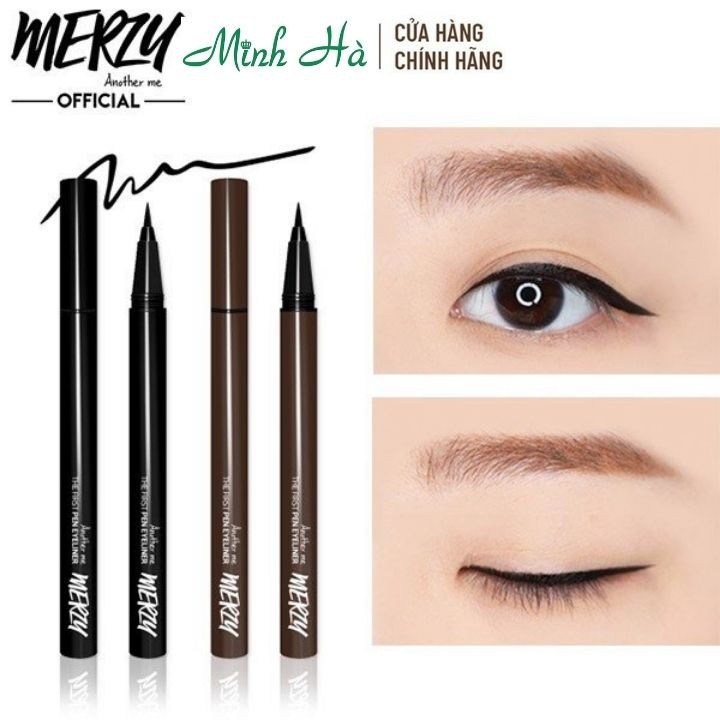 Bút kẻ mắt nước Merzy Another Me The First Pen Eyeliner 0.5g mực ra đều lâu trôi