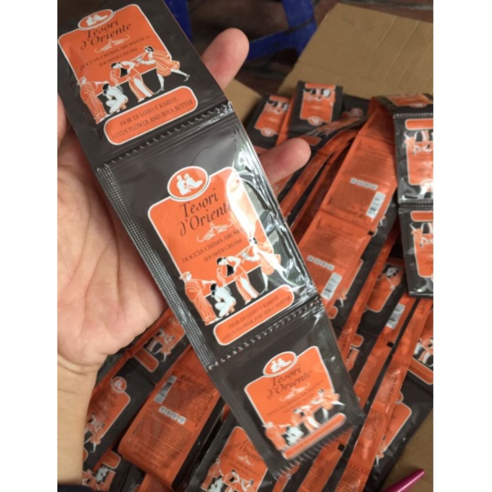 12 gói sữa tắm Tesori d'Oriente 9ml mang đến làn da tươi trẻ và đầy sức sống