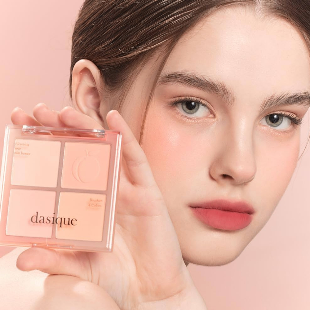 Bảng phấn má hồng Dasique Blending Cheek chất phấn mềm mịn lên màu tự nhiên