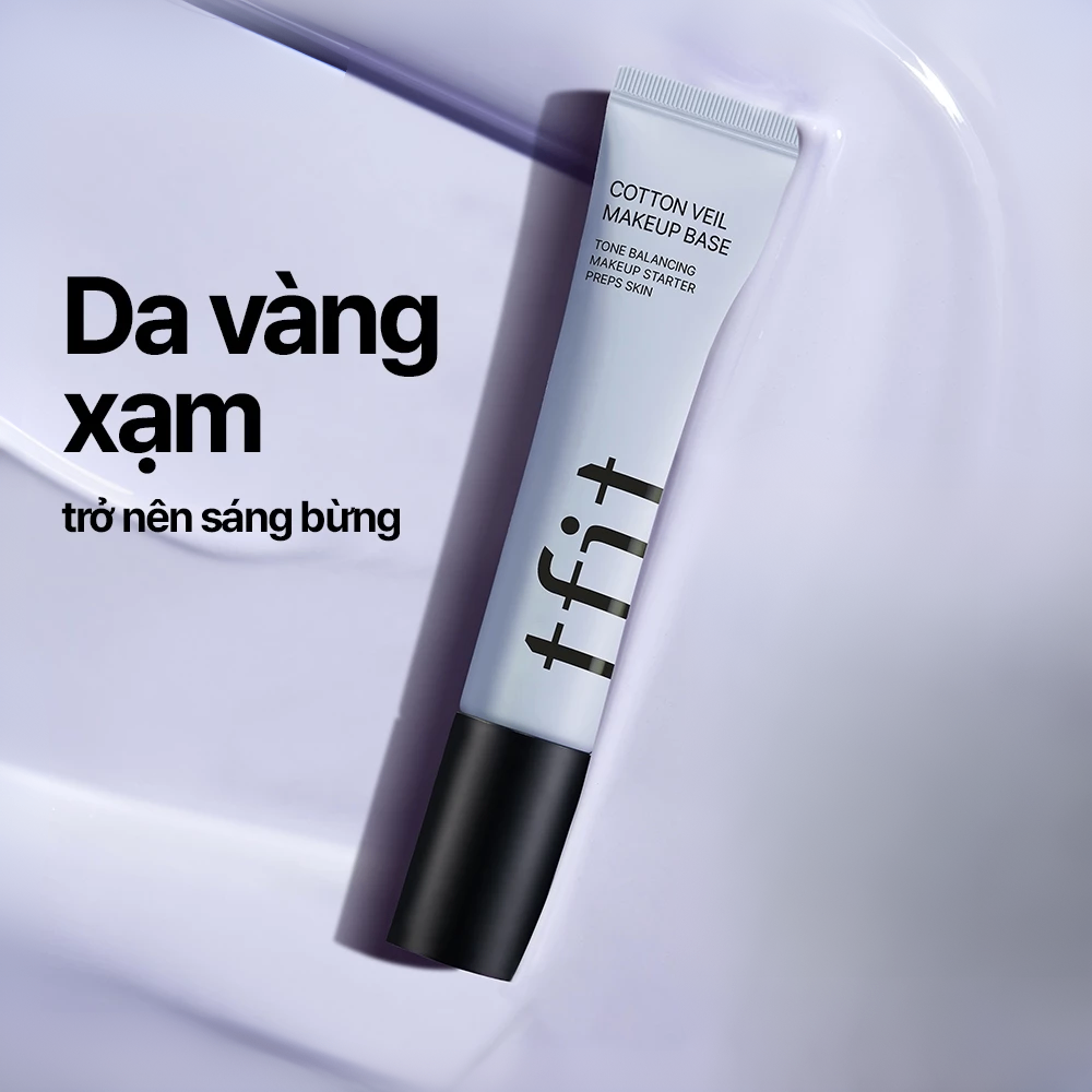 Kem lót Tfit Delicate Silk Veil Art Primer 30ml chỉnh màu da trông đều màu hơn kiềm dầu