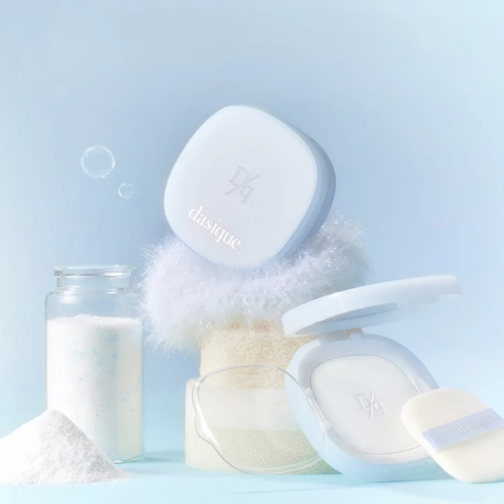 Phấn phủ nén Dasique Soft Cotton Powder 4g kiềm dầu nâng tông tự nhiên