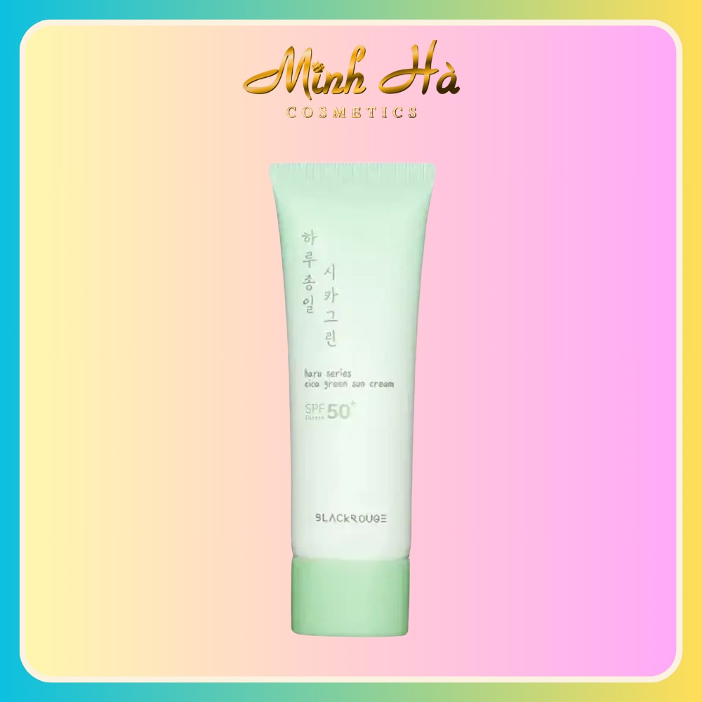Kem chống nắng Black Rouge Cica Green Sun Cream 50ml bảo vệ da làm dịu phục hồi da